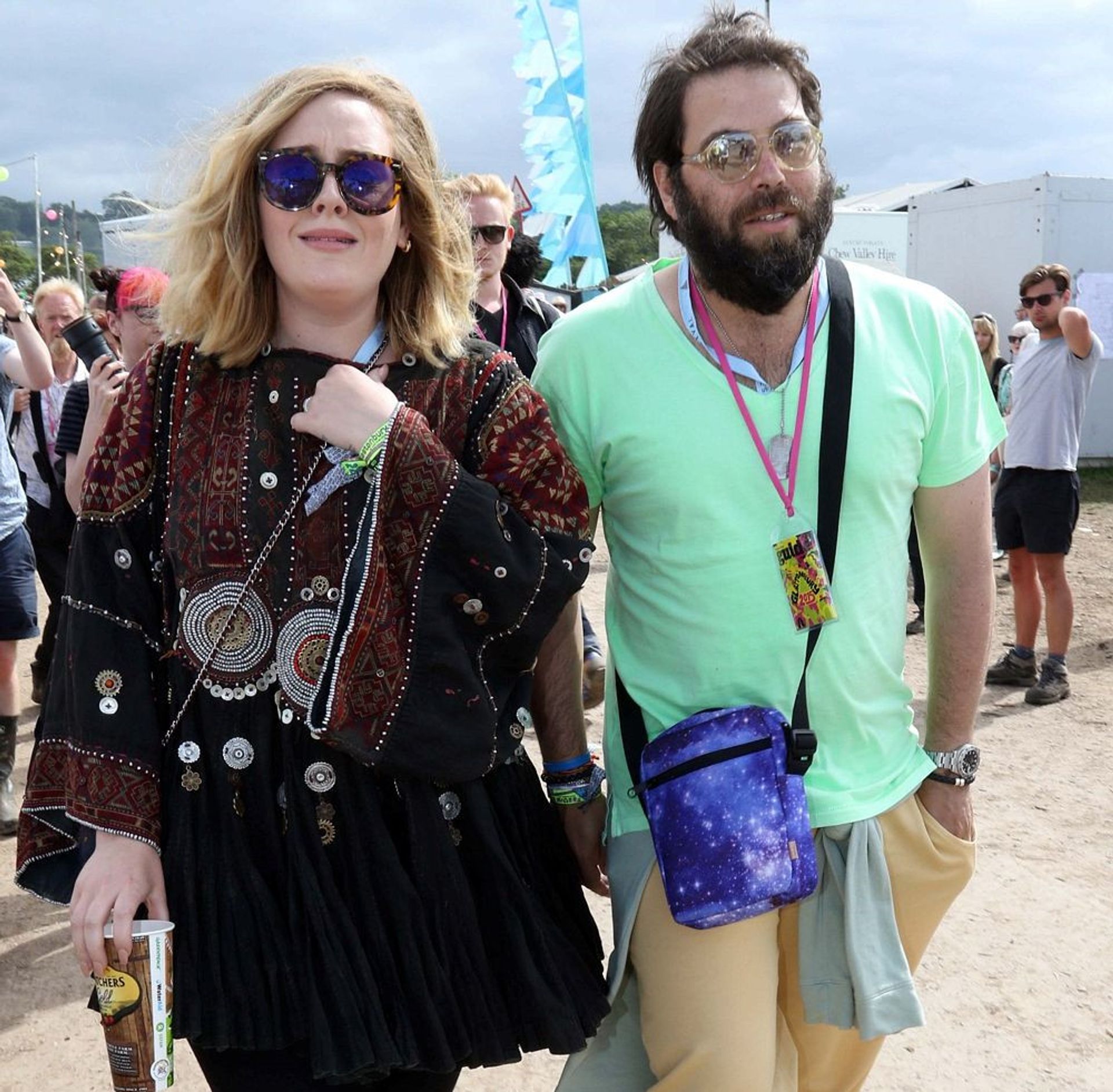 Adele and Simon Konecki