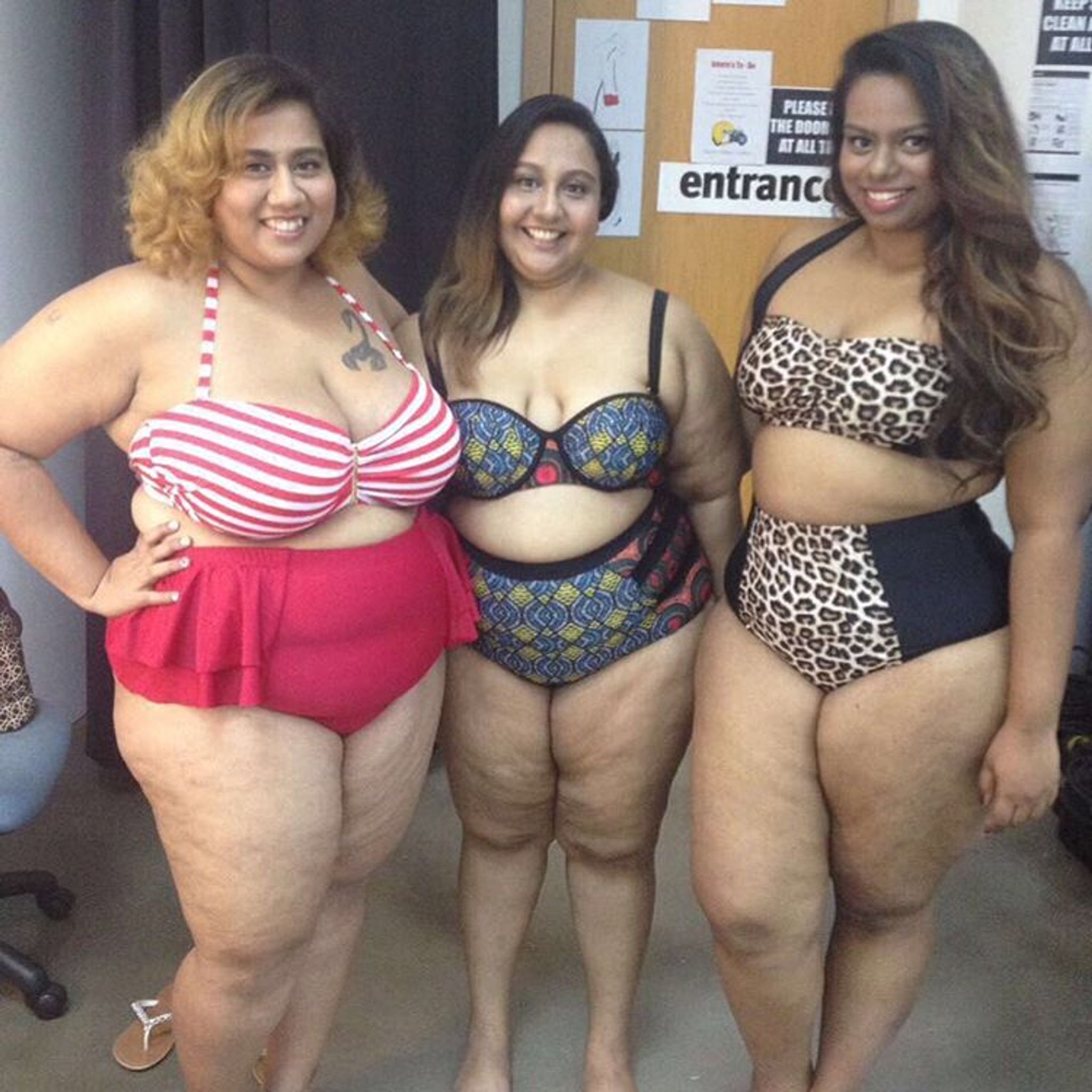plus size women in bikini
