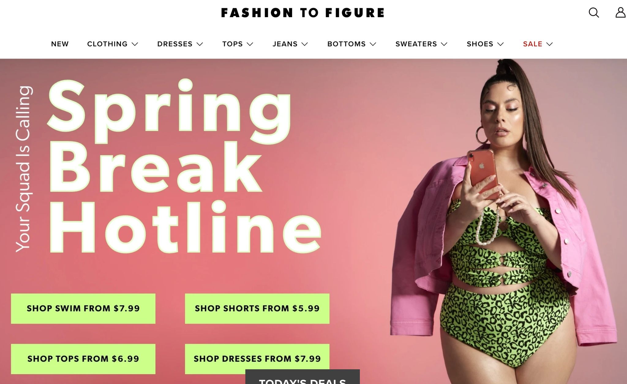 Fashion to Figure's store screenshot
