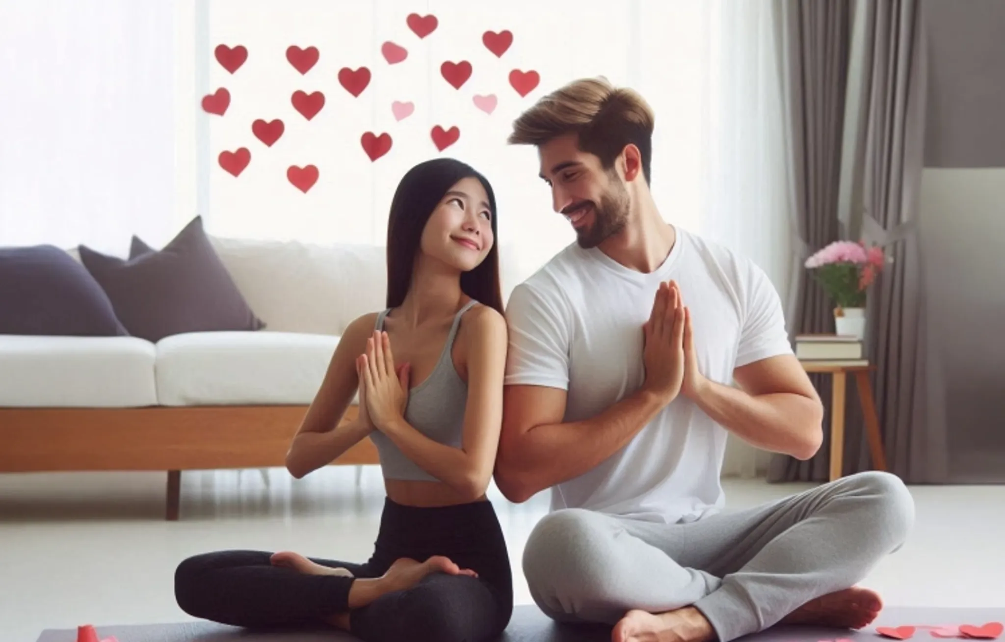 do yoga together