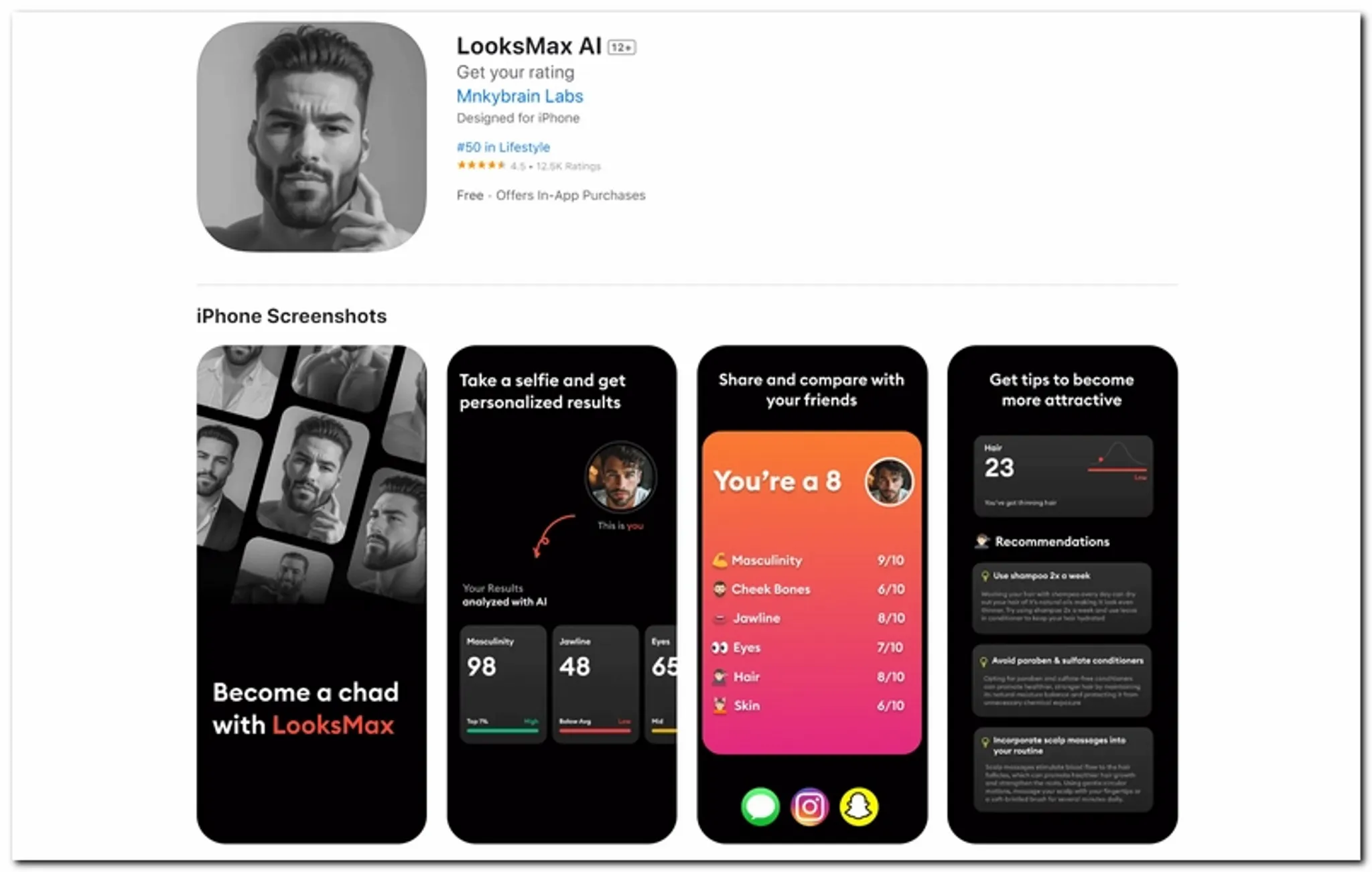 looksmax ai app