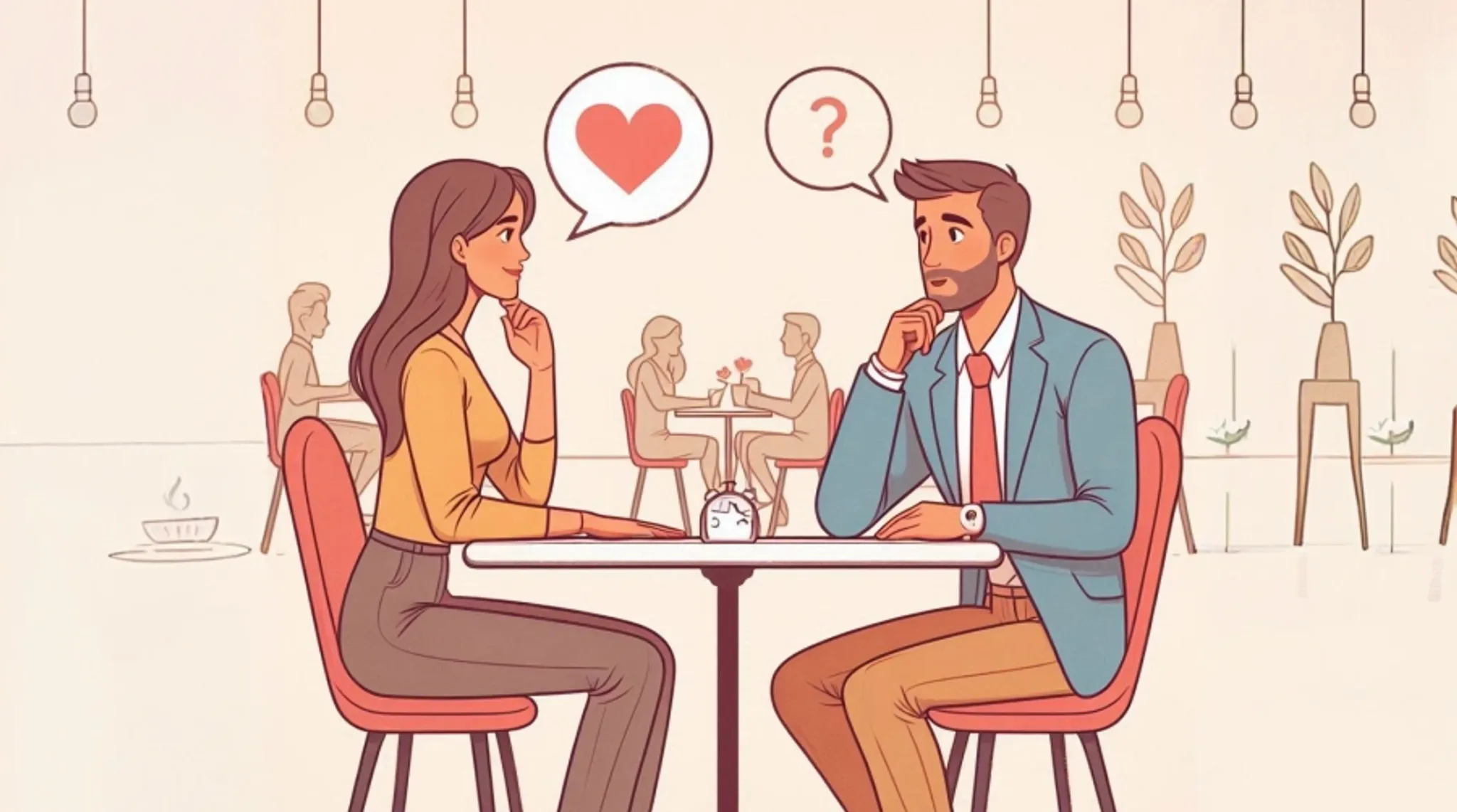 a speed dating event