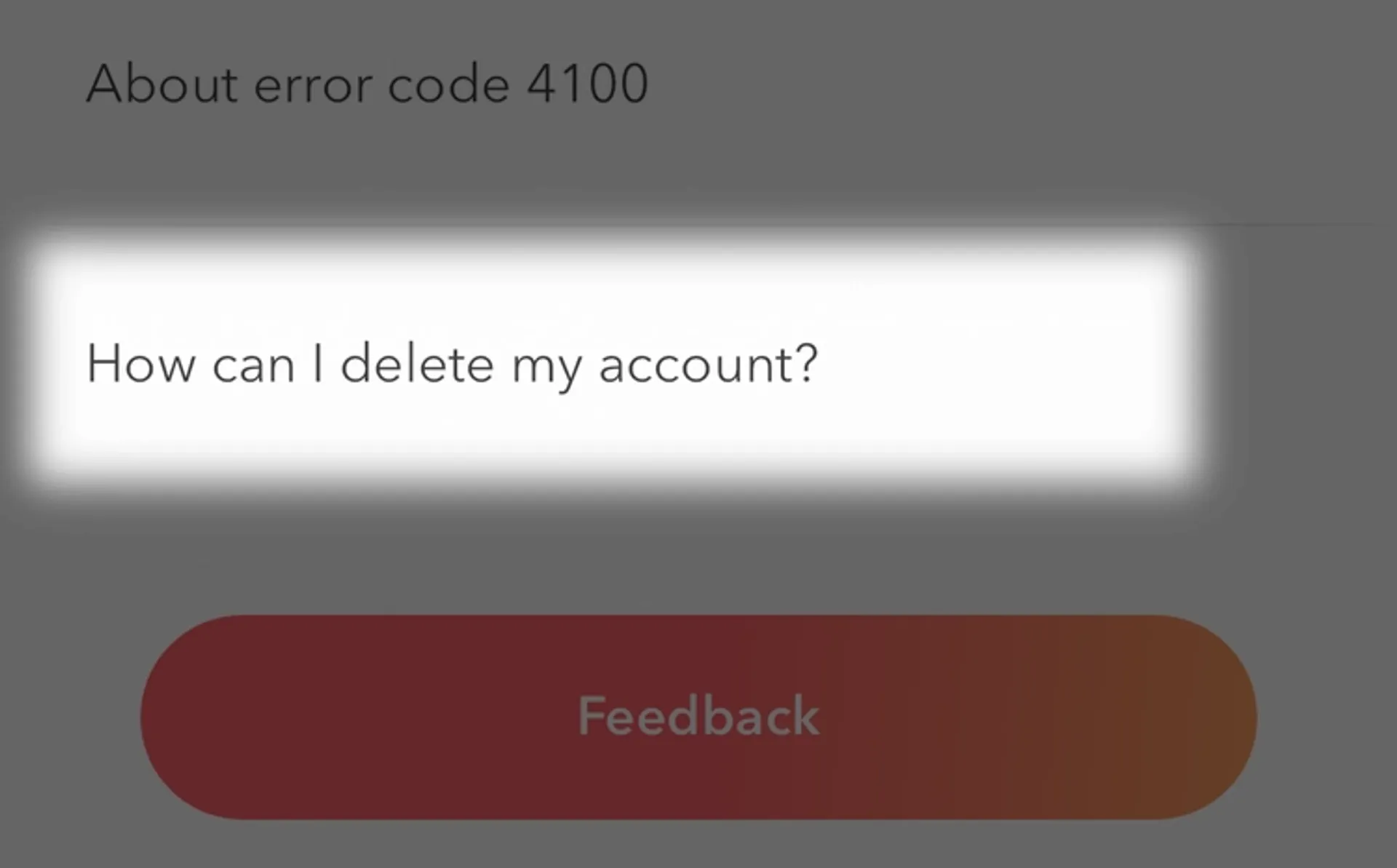 select an option