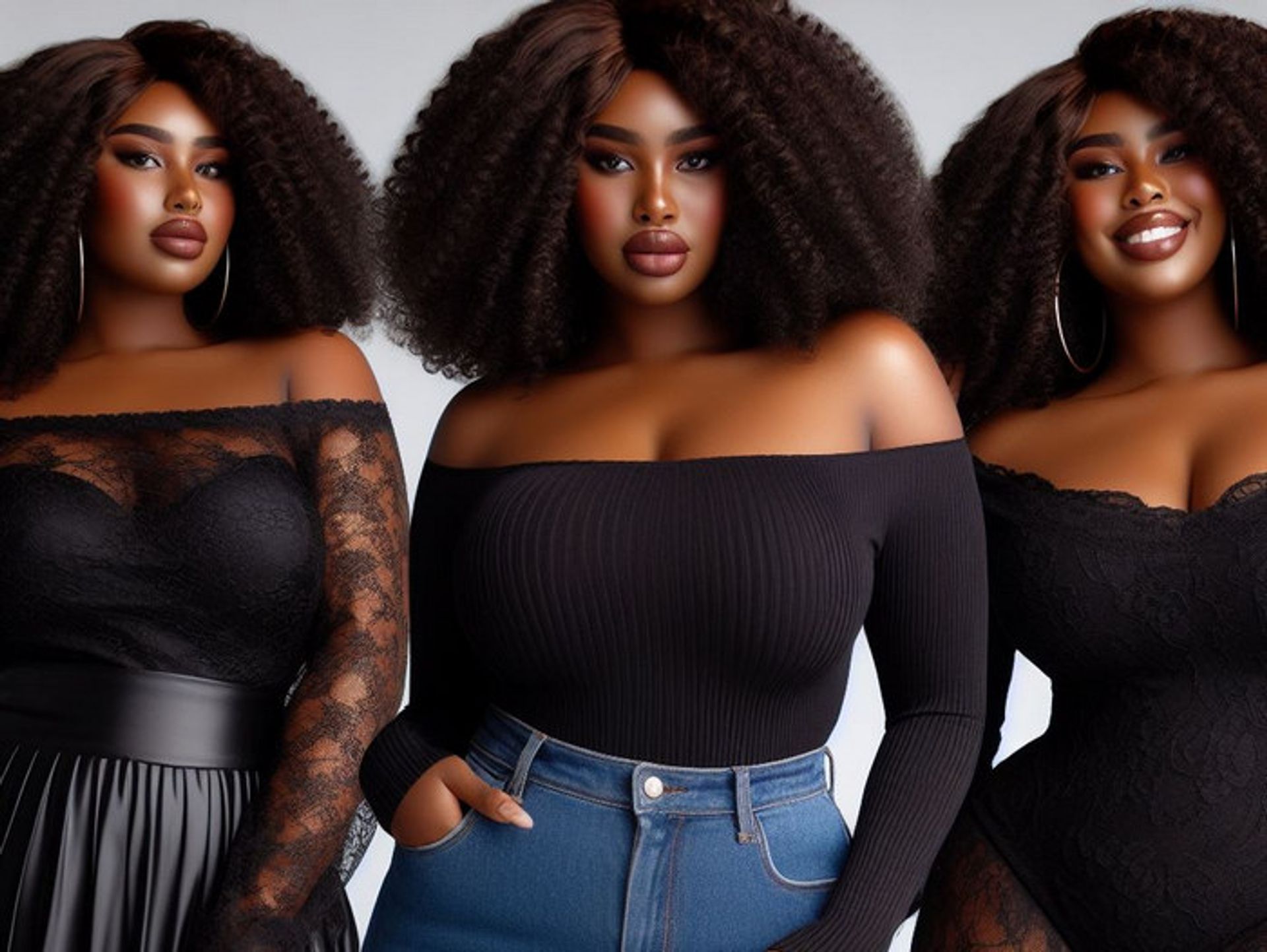 black curvy girl
