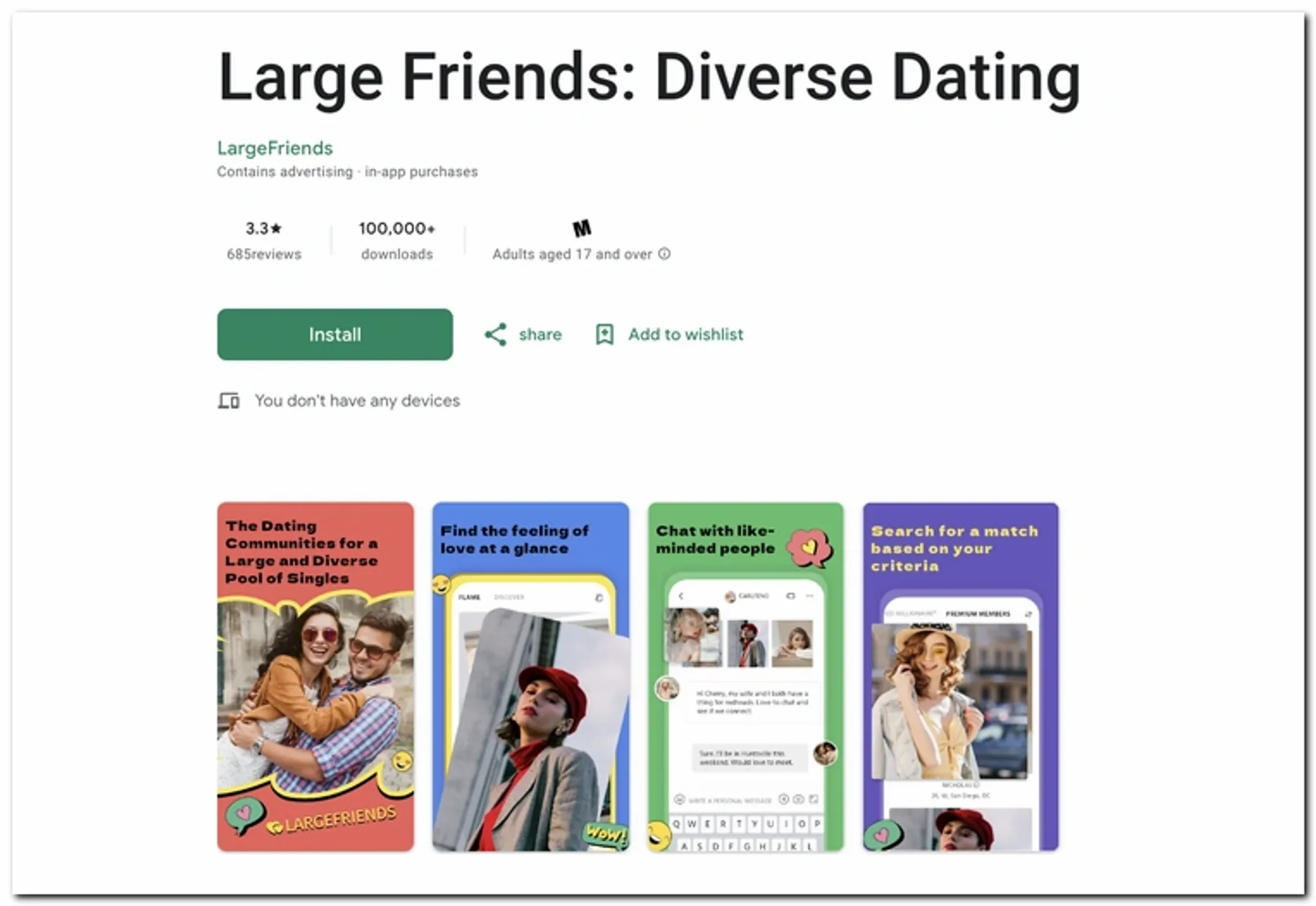 large friends on google play