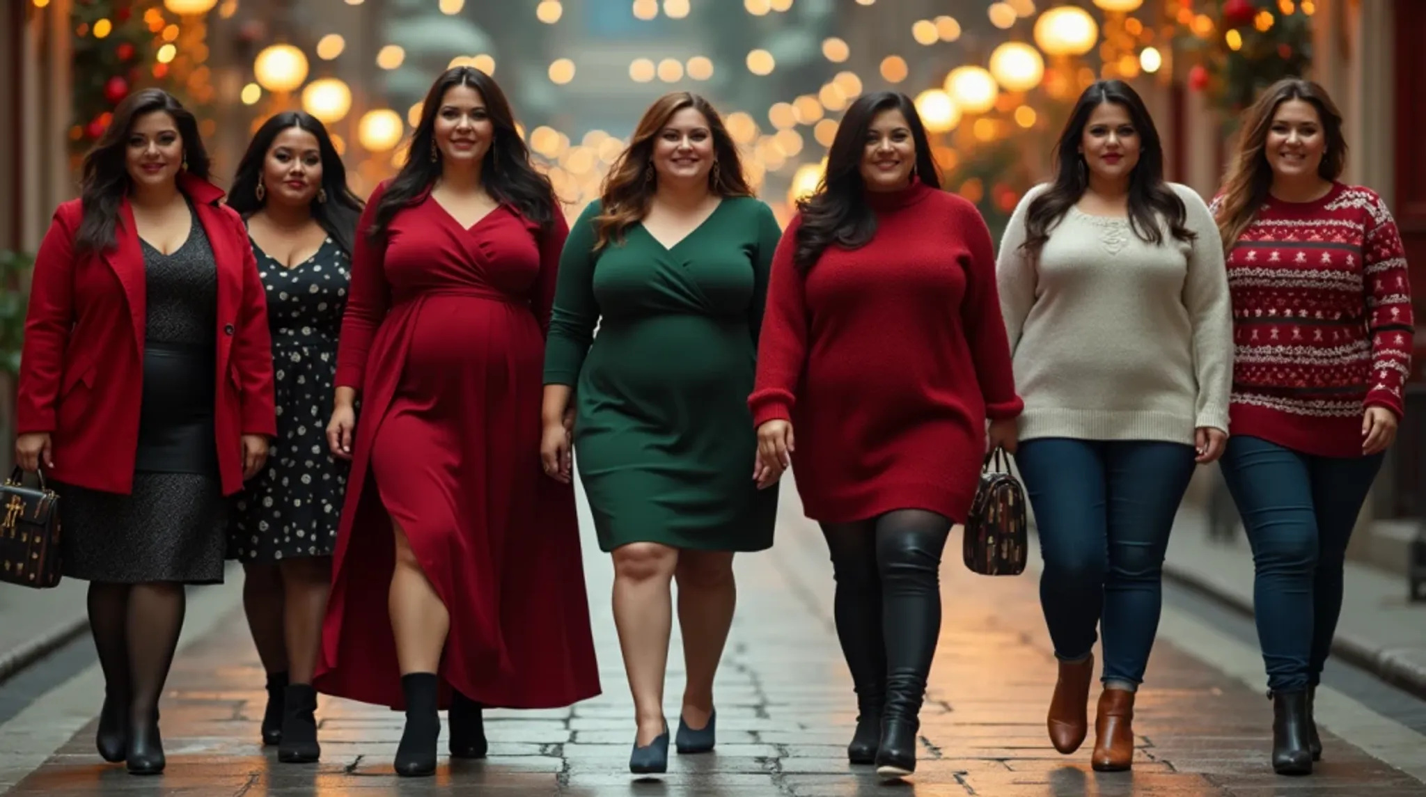 Christmas Dress for Plus Size Women