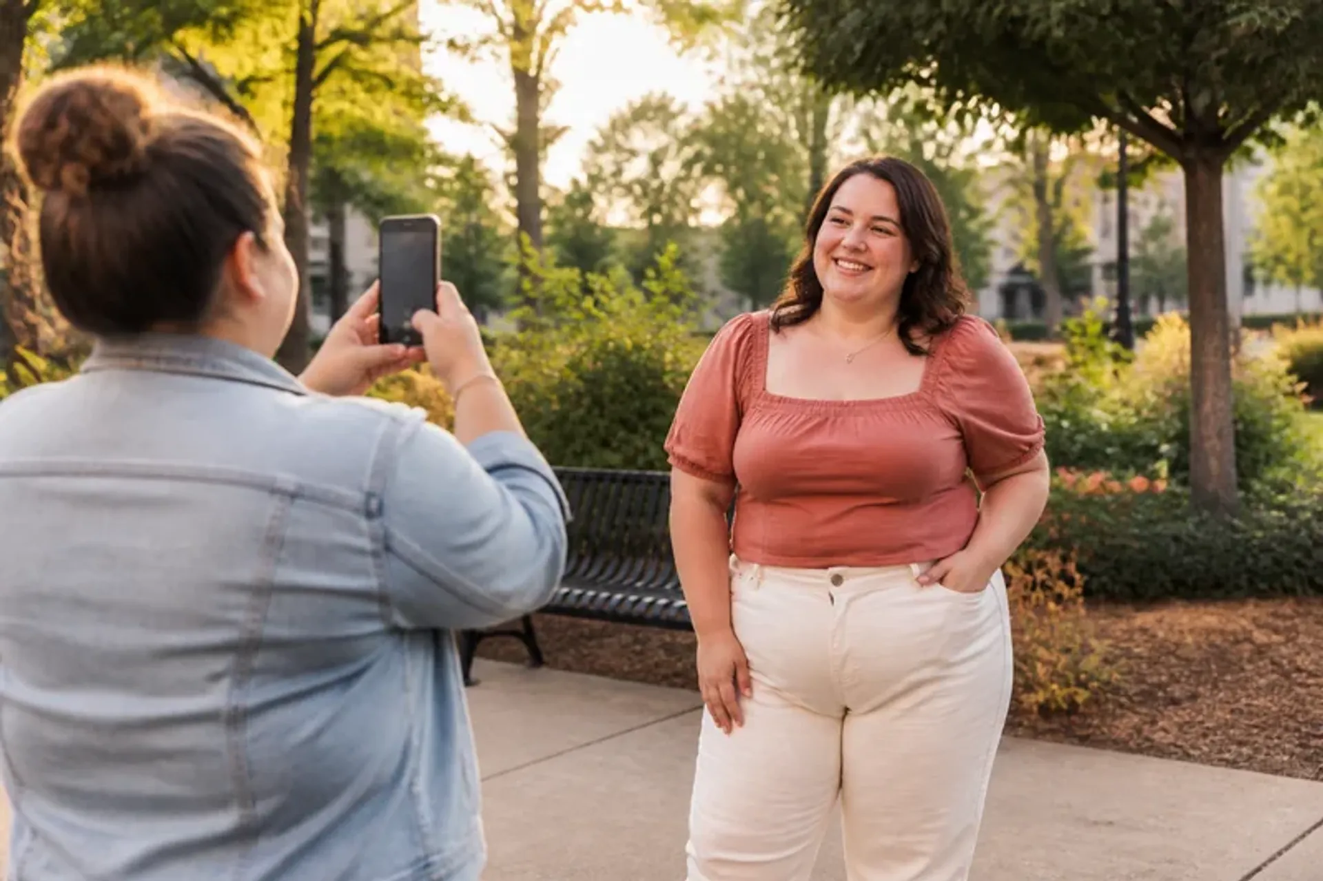 taking a profile photo