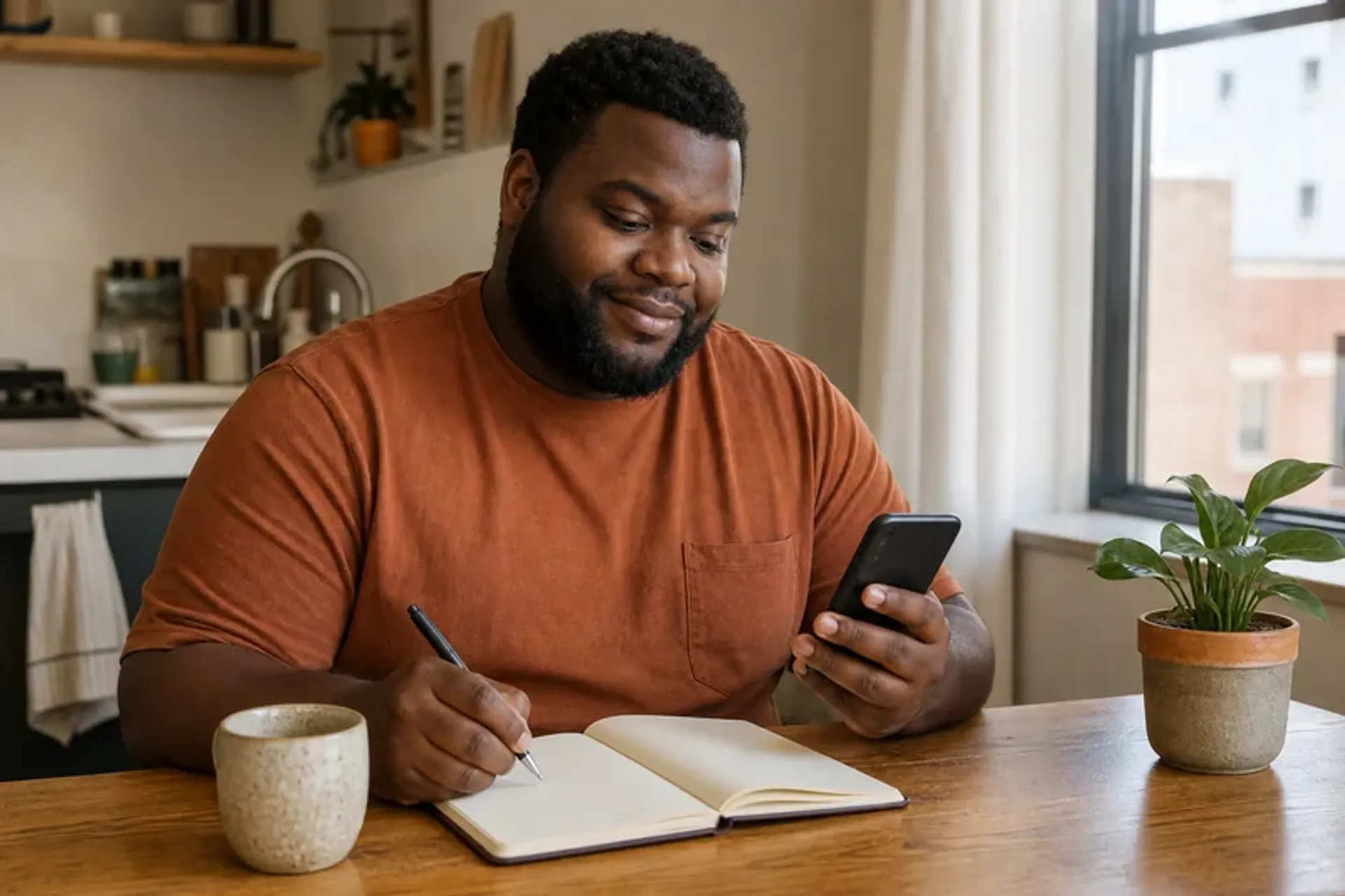 a man writing his specific dating bio