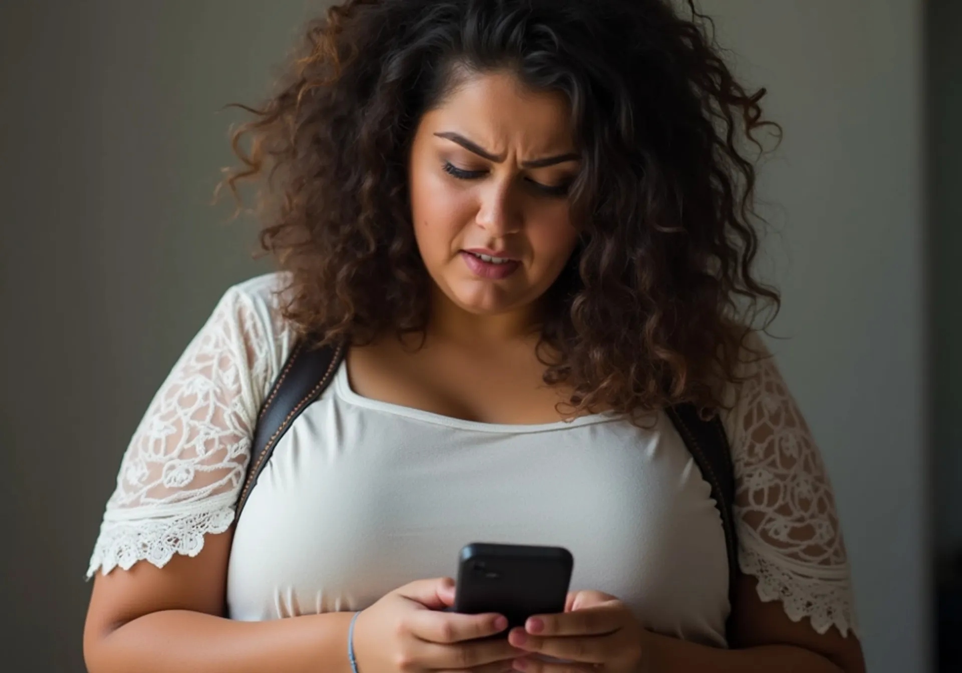 A plus-size woman was body-shamed while browsing a dating app, and she wasn't very happy