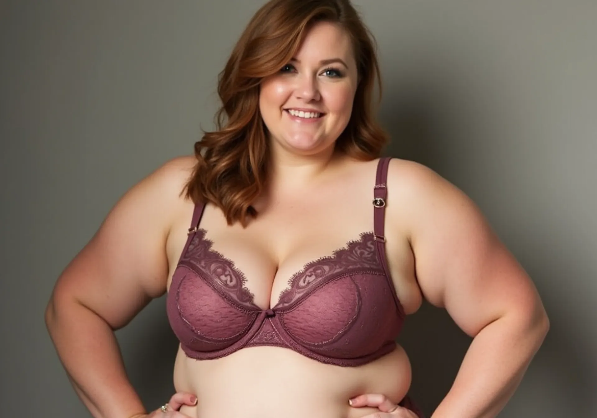 A BBW in the right underwear
