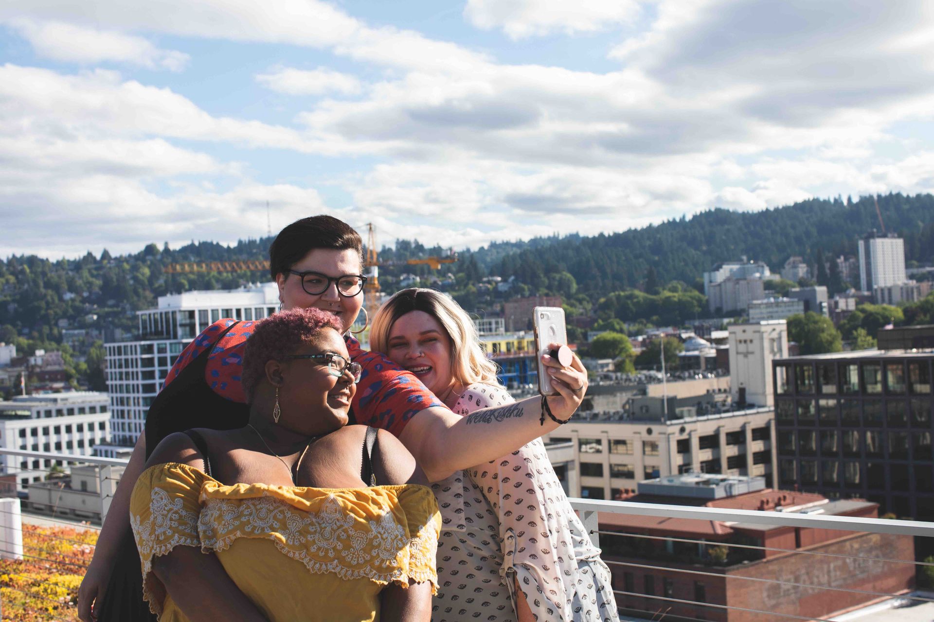 Body Positive Women Taking Selfie