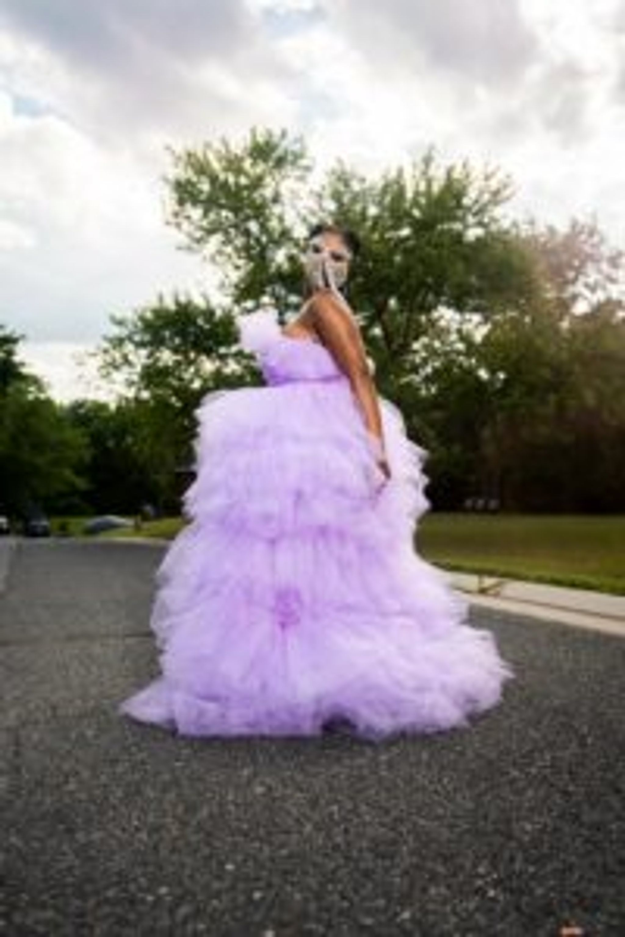 fully red plus size wedding dress