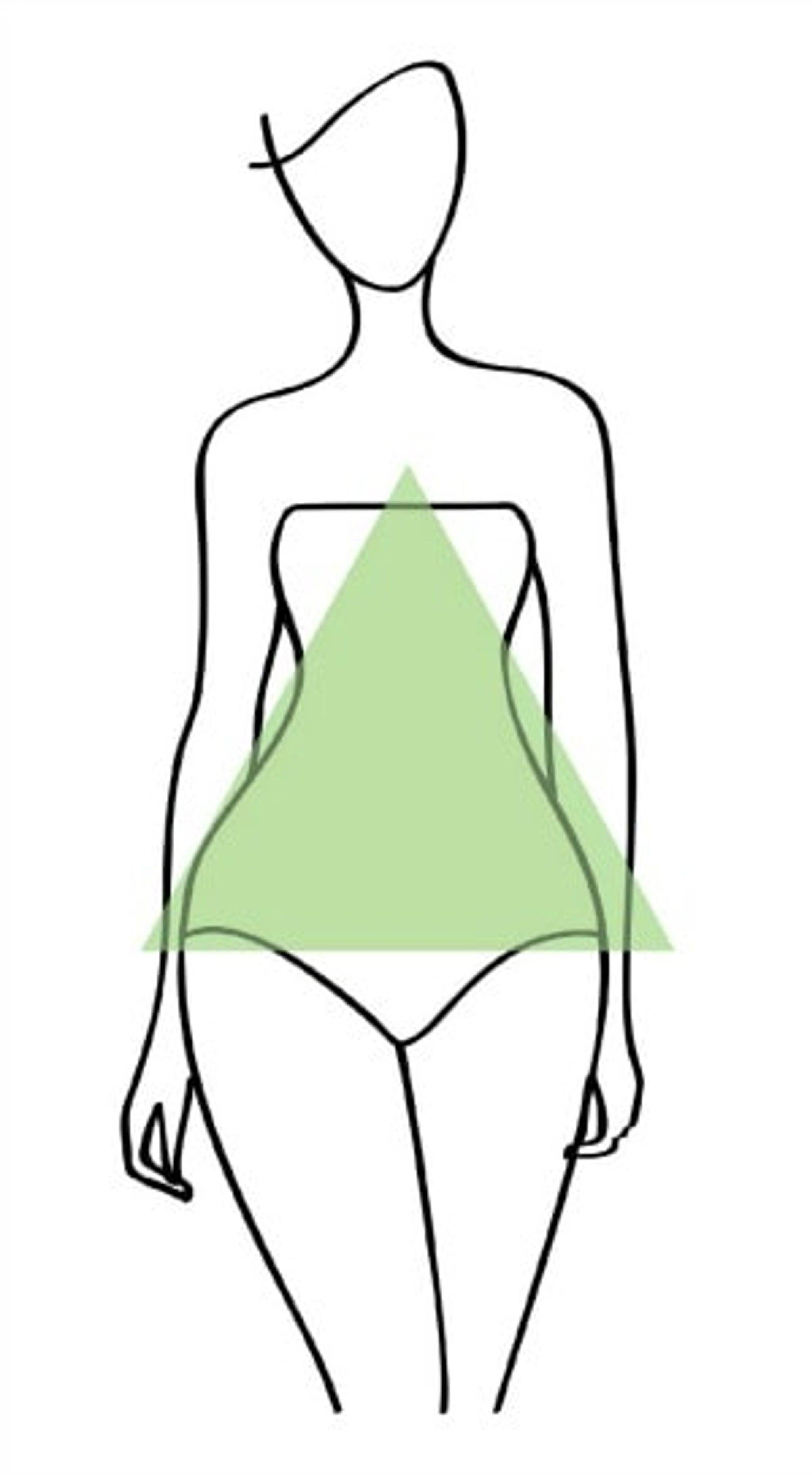 triangle body shape