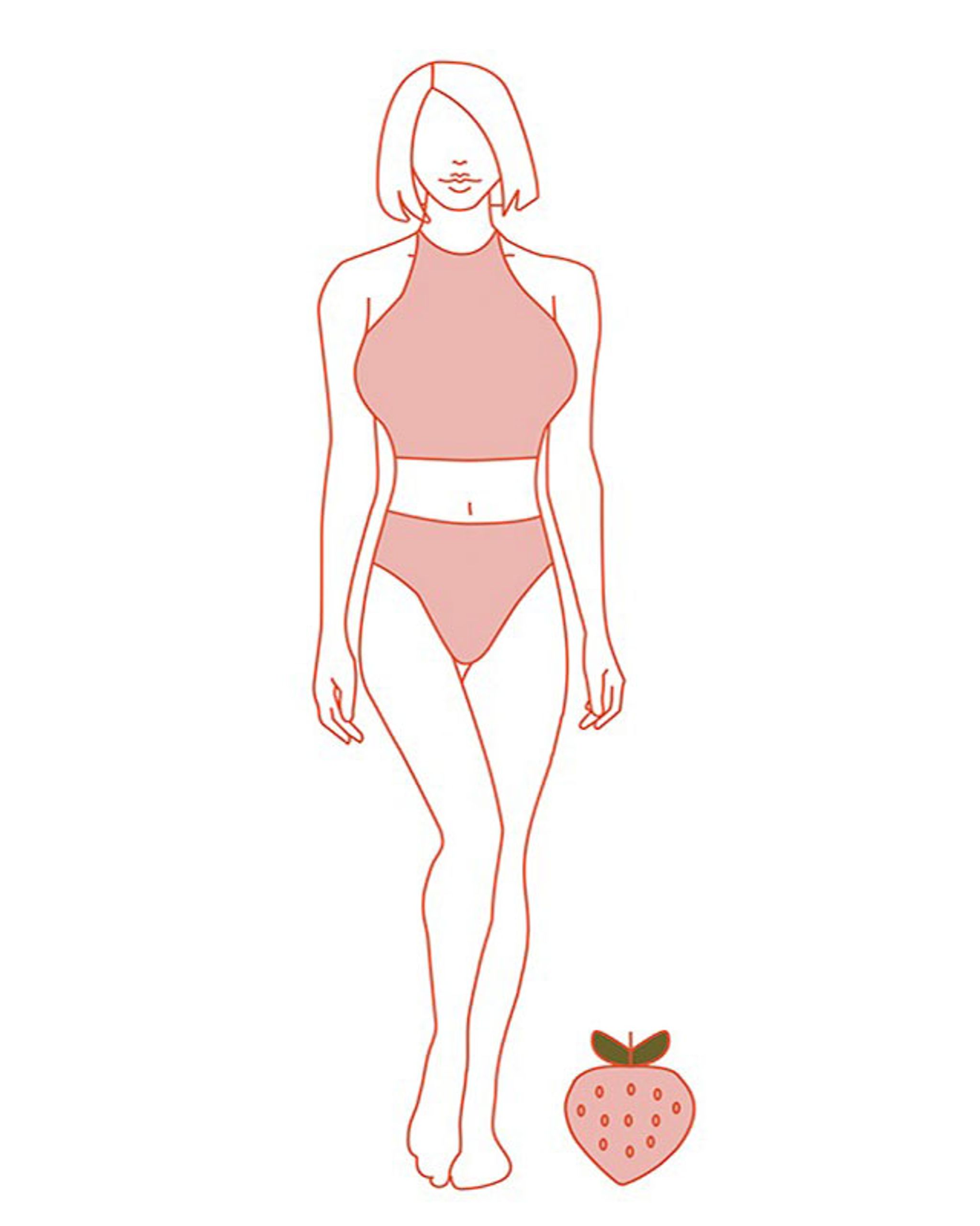 Strawberry body shape