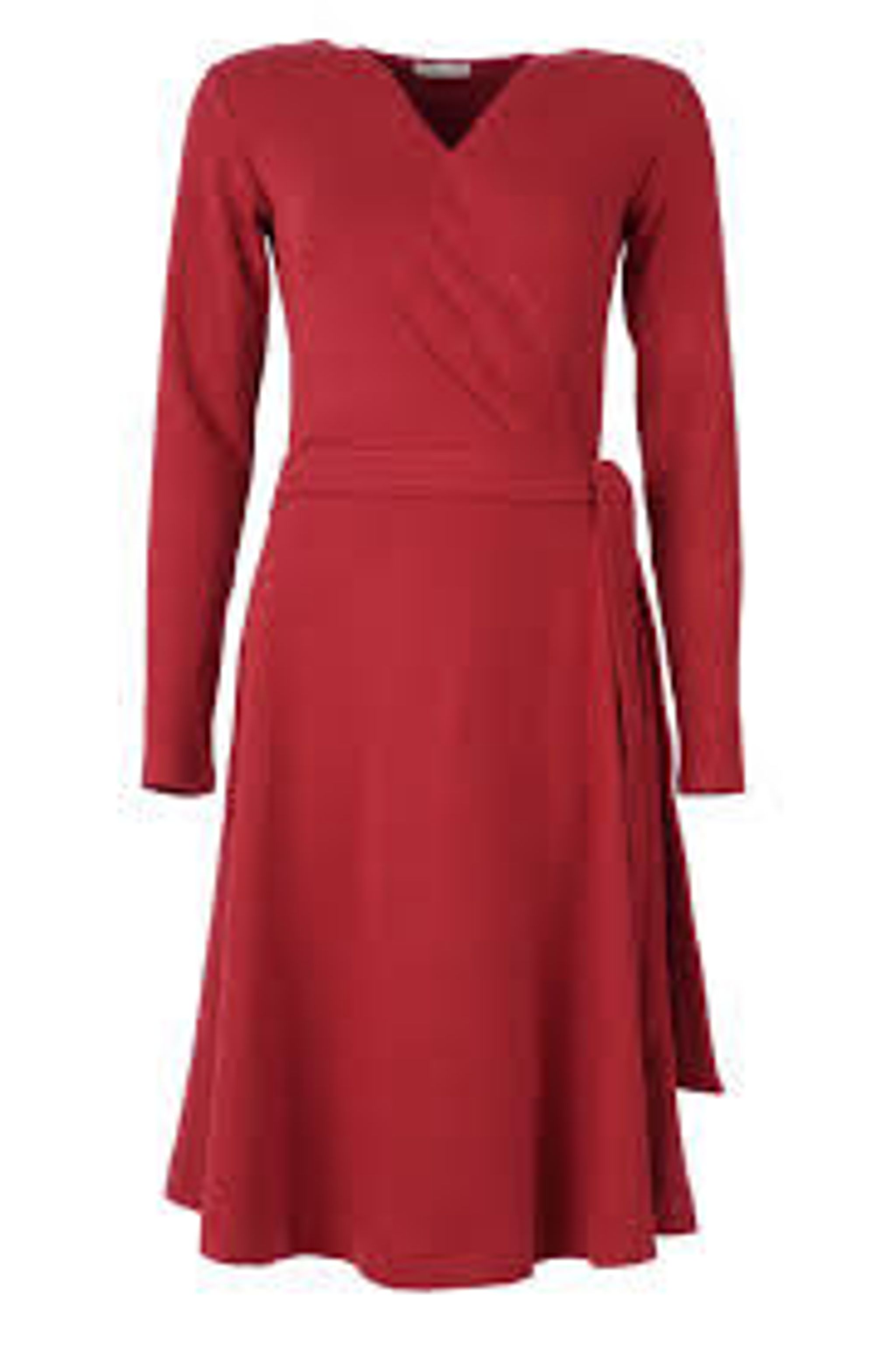 ruby red dress- casual date night outfit