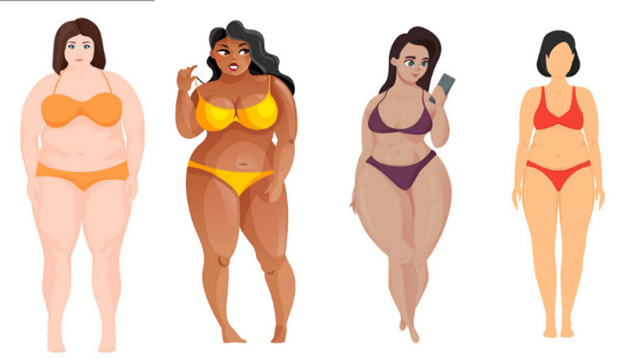 curvy body types