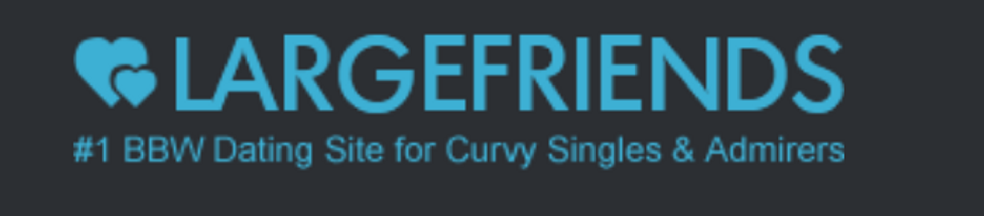largefriends logo, a hookup platform where plus-sized people can date