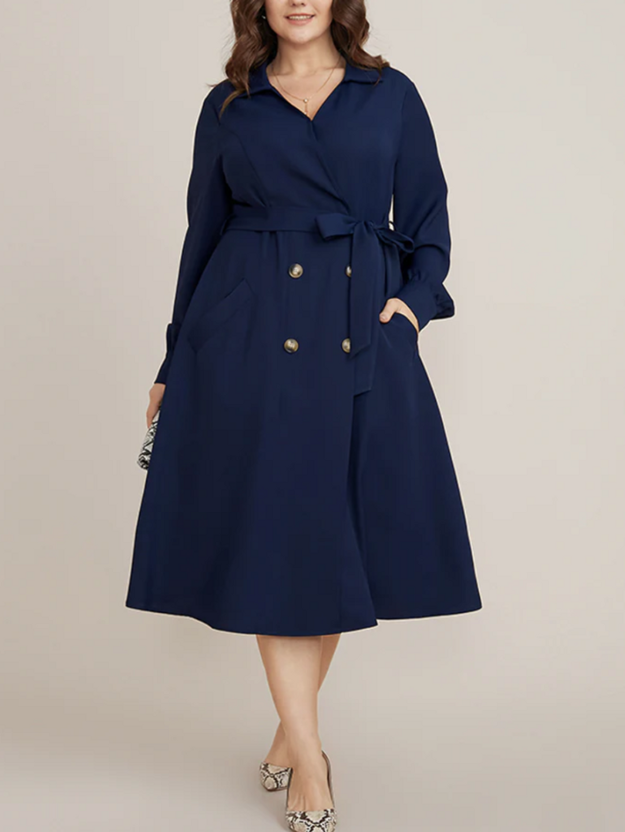 Plus size Chic Workwear Outfit in fall