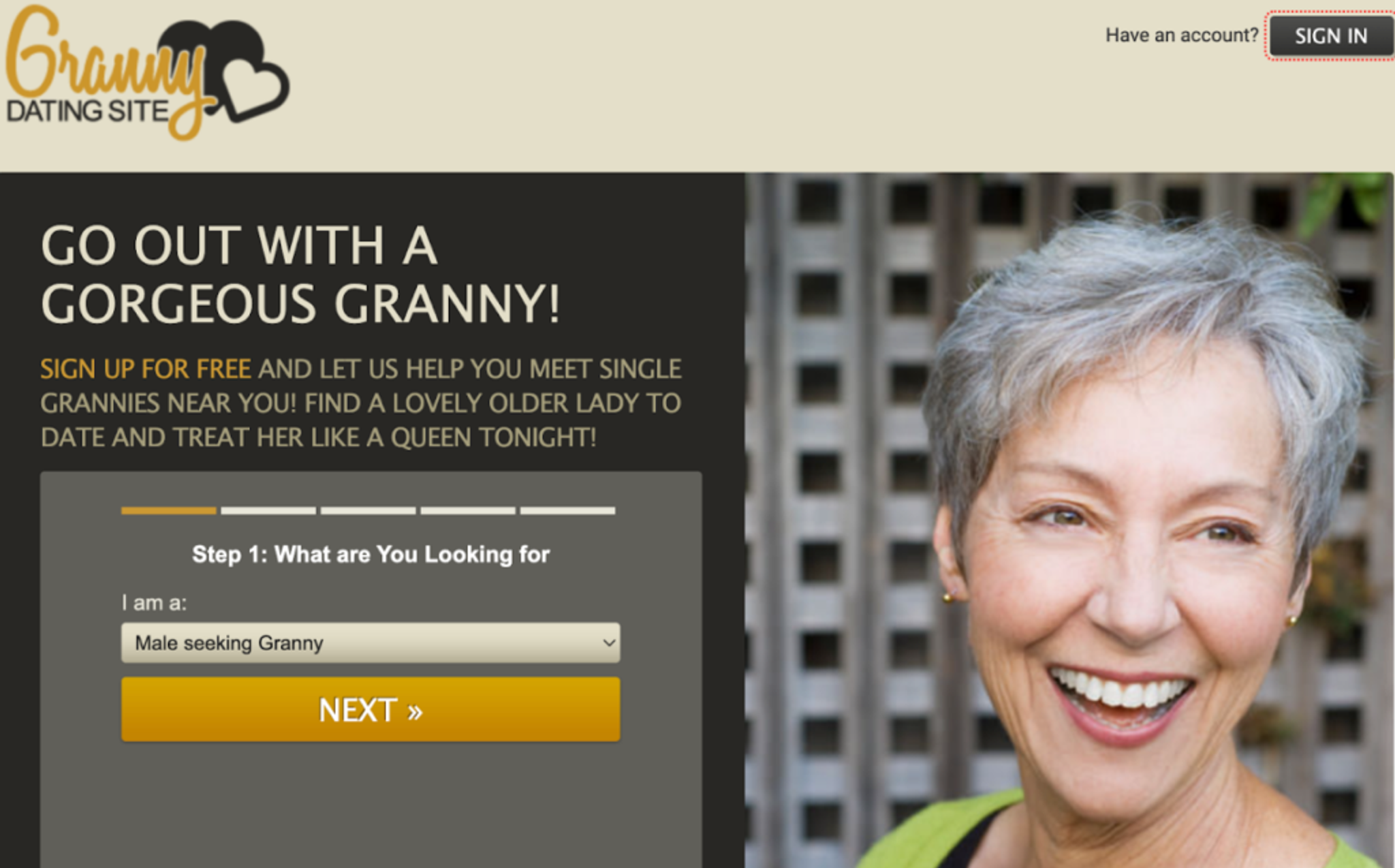 granny dating site set for senior dating