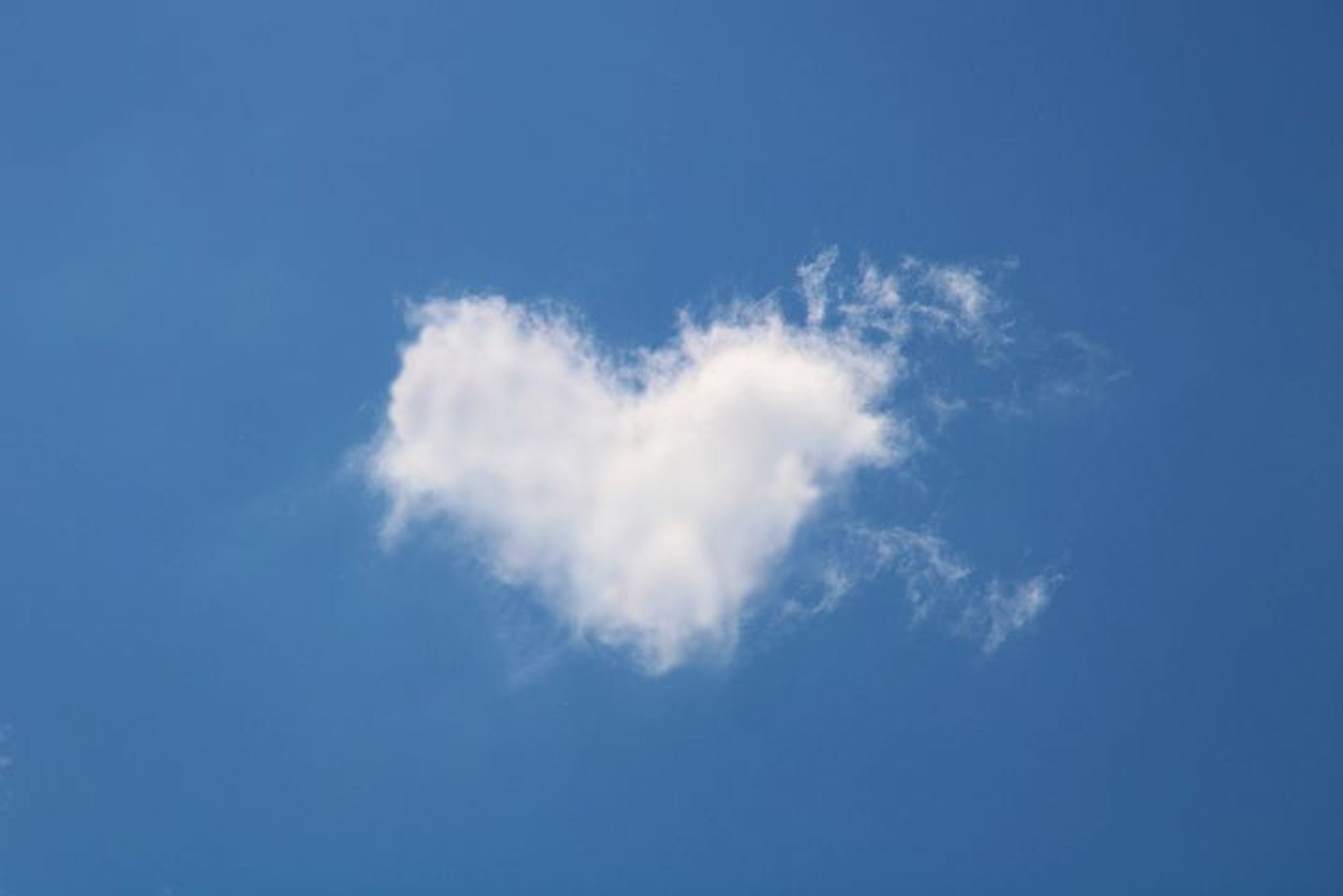 heart-shaped cloud