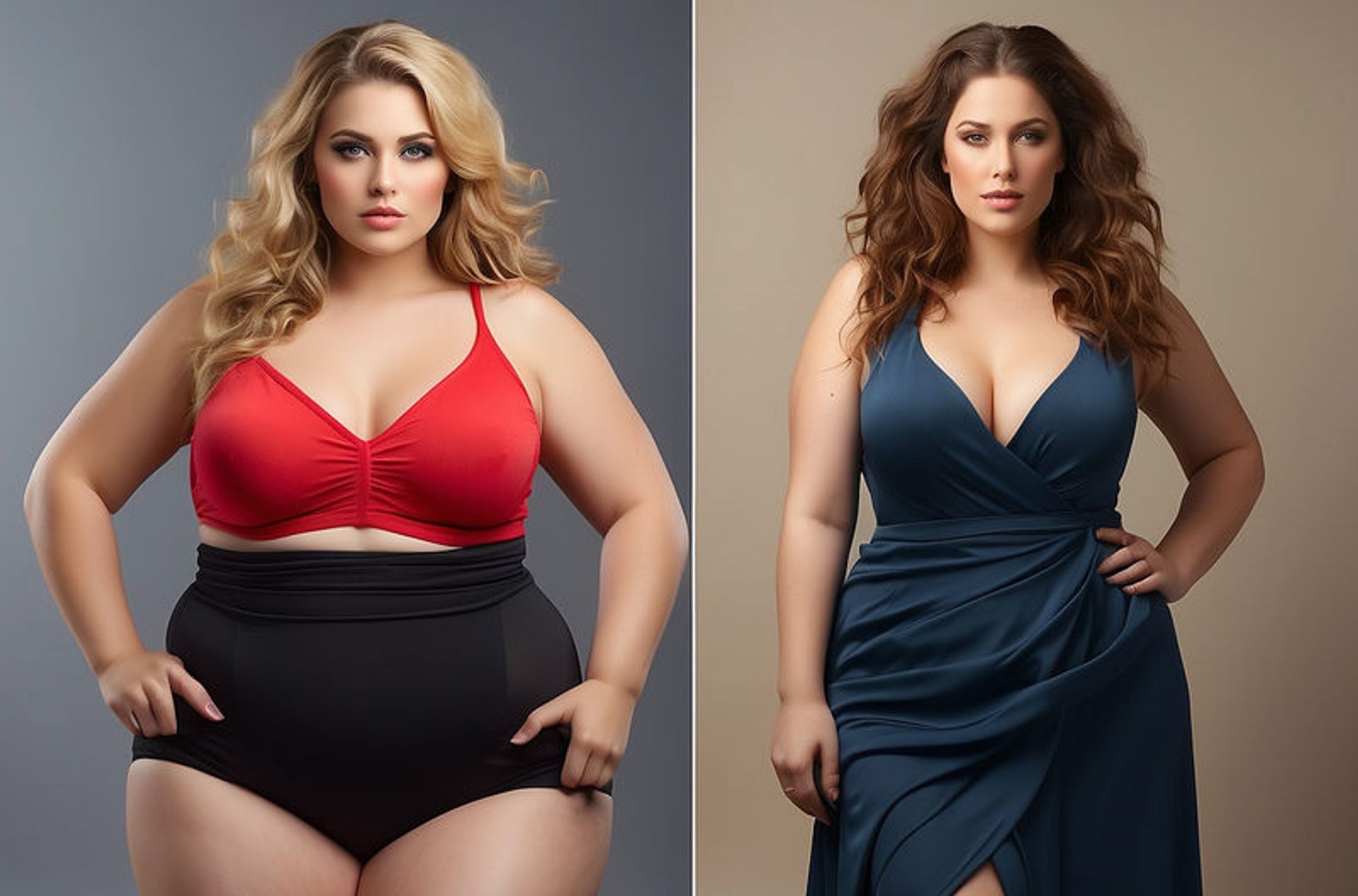 difference between curvy and plus size