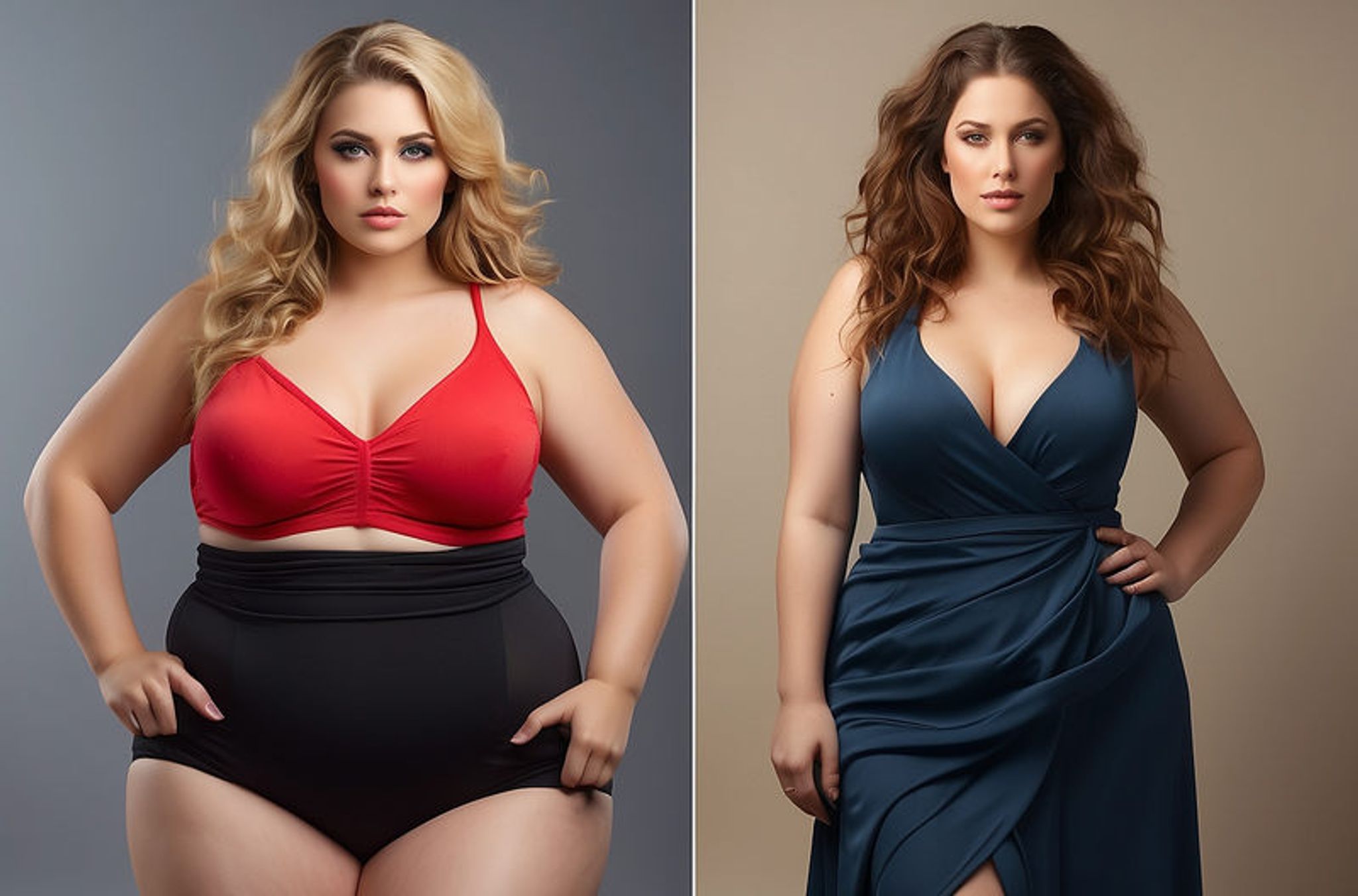 difference between curvy and plus size