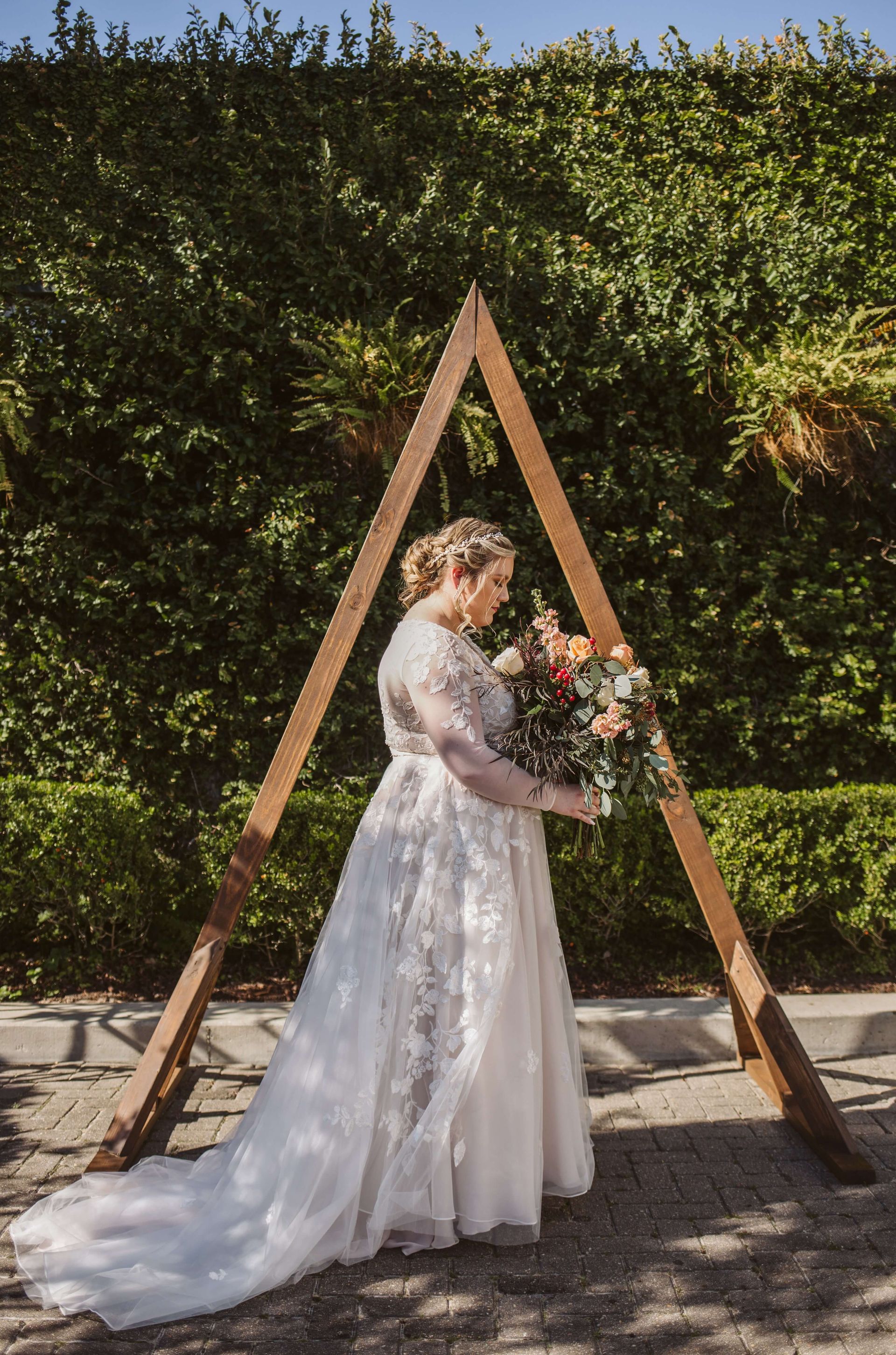 Plus size wedding dress