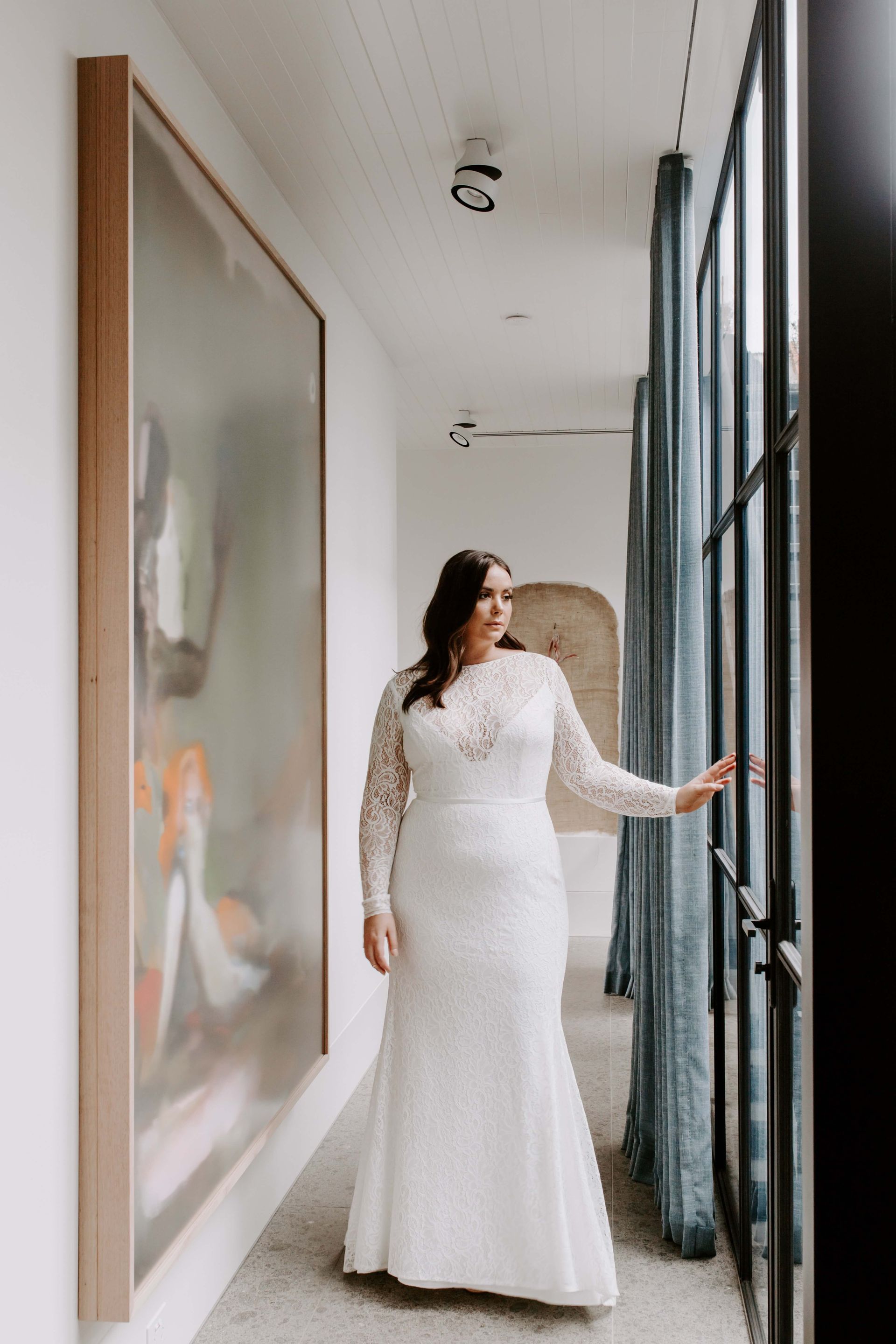 Plus size wedding dress