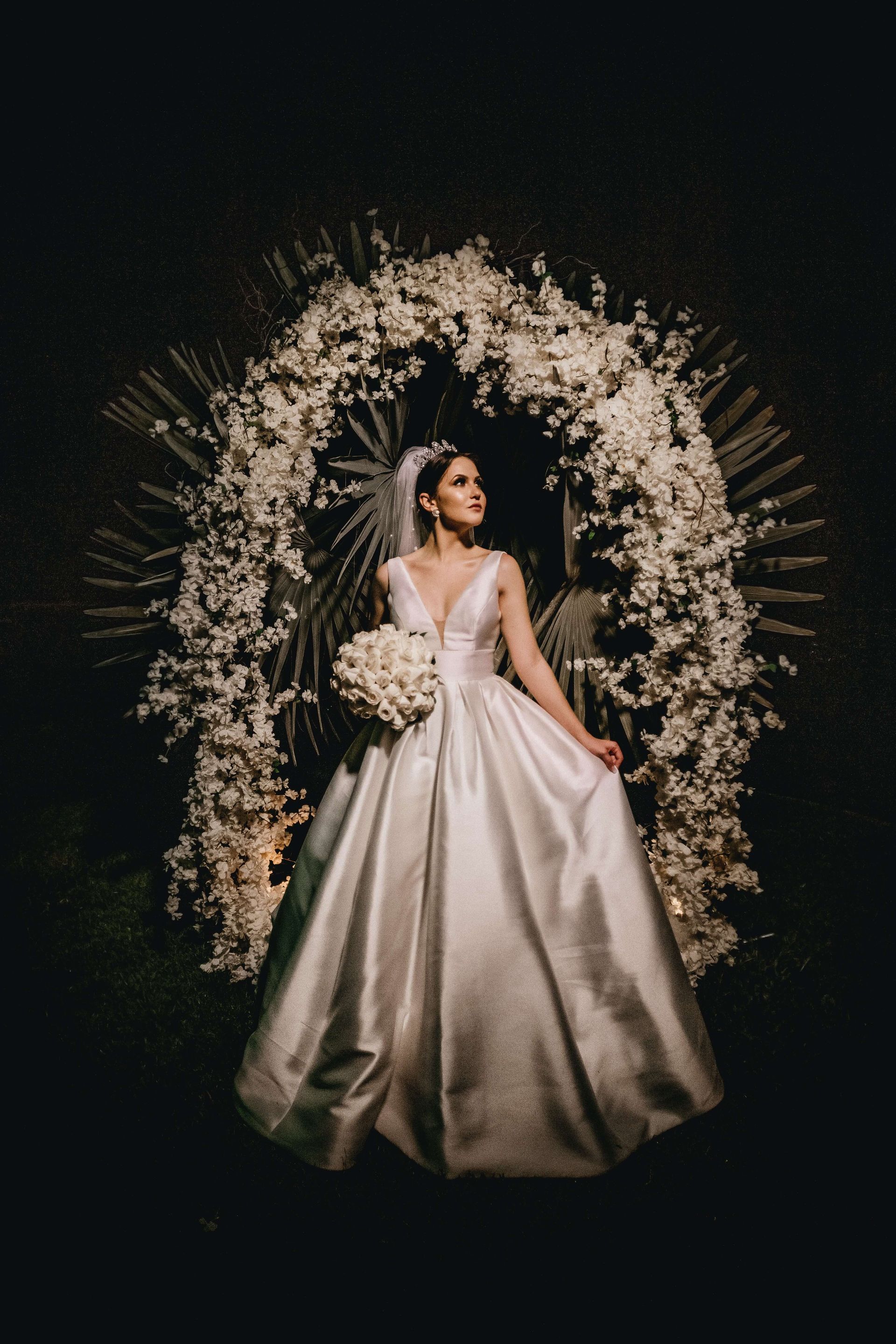 Plus size wedding dress